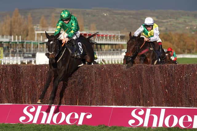 “She certainly handles soft ground and she’s very clear winded, but the softer the ground, the more stamina that’s needed. Hopefully she can stay.”