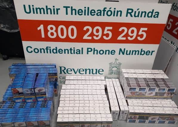 Over the course of this week, whilst examining parcels at several locations in Dublin, Revenue officers seized over 45.4 kgs of herbal cannabis and 14,000 cigarettes with a combined estimated value of over €920,000.