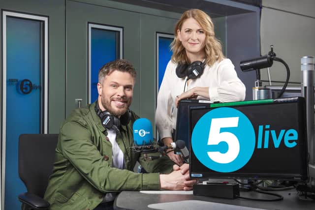 As the first voice to be broadcast on the station, Garvey will speak to 5 Live Breakfast presenters Rick Edwards and Rachel Burden about the initial broadcast.