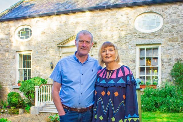 Kieran and Maire Barrett live in a Georgian Granite House with their daughter in Co. Wicklow.