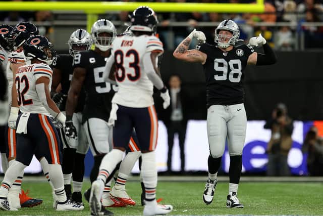 “At the moment I like Maxx Crosby from the (Las Vegas) Raiders. I liked JJ Watt (former Houston Texans and Arizona Cardinals defensive end) when he played. He is a beast, or was, he is retired now.