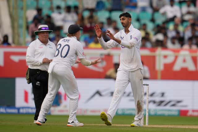 England captain Ben Stokes and head coach Brendon McCullum waited with Ahmed at Hirasar Rajkot Airport as an emergency two-day visa was granted before the trio got to the team hotel separately to the group.