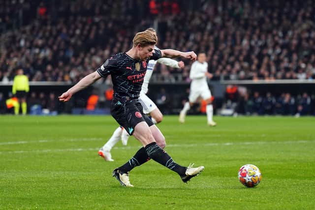 Ruben Dias also forced a save from Kamil Grabara and Ake fired the rebound over, although a raised flag suggested neither might have counted.