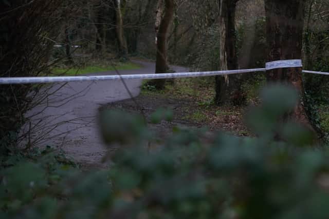The 41-year-old was seen a some time later walking past the entrance to Highfield Hospital.