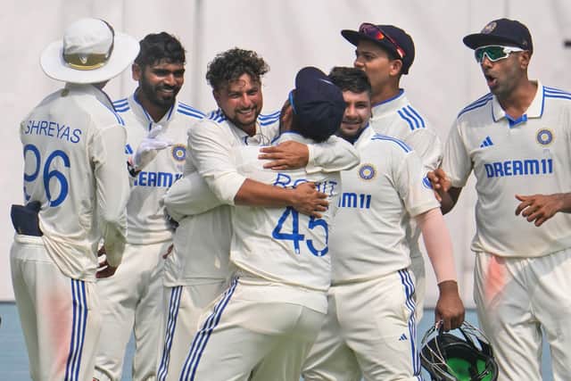 Crawley was showing greater authority at the other end, converting his overnight score of 29 into a polished half-century. Twice he showed the full face of the bat and drove star seamer Jasprit Bumrah back down the ground and he used his long stride well to manufacture a half-volley off Patel.