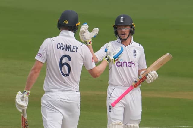 Opener Zak Crawley looked the man most likely to do something special and his dismissal for 73 just before lunch turned the game decisively in India’s favour.