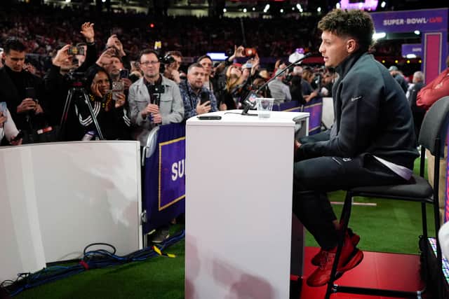 Kelce and the Chiefs, led by quarterback Patrick Mahomes, are appearing in their fourth Super Bowl in five years and are looking to become the first team to win back-to-back titles since Tom Brady’s New England Patriots in 2005.