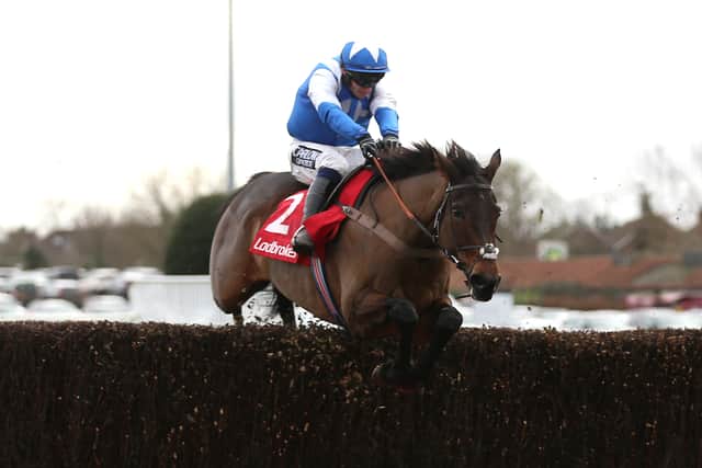 Boothill won twice at Ascot early in the season, missed the Tingle Creek due to the heavy ground and was a faller last time out in the Desert Orchid Chase at Kempton.