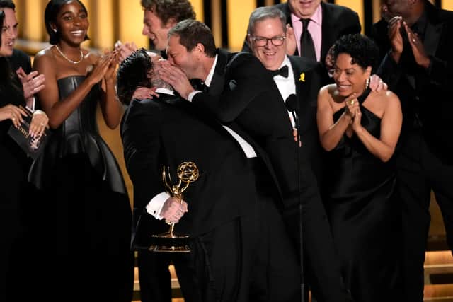 Moss-Bachrach had earlier won the Emmy for best supporting actor in a comedy, alongside Jeremy Allen White, who picked up best lead actor in a comedy, and Ayo Edebiri who was awarded the best supporting actress in the category.