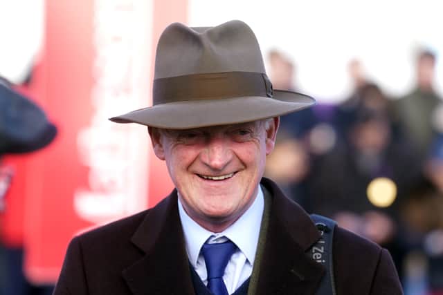 “We’re hoping he will run well and the Ballymore is his most likely target, but Friday will tell us a lot more.”