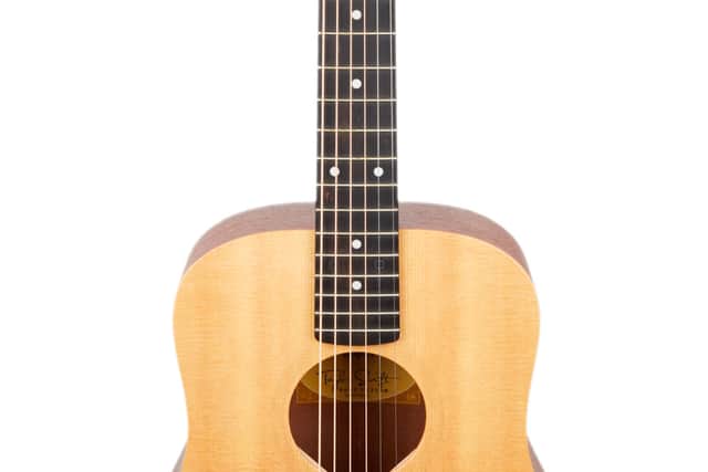The items join Swift’s Baby Taylor acoustic guitar in natural finish signed by the singer, and McVie’s Yamaha C3 Baby Grand Piano played on stage and named after Fleetwood Mac’s beloved track Songbird – written by McVie.