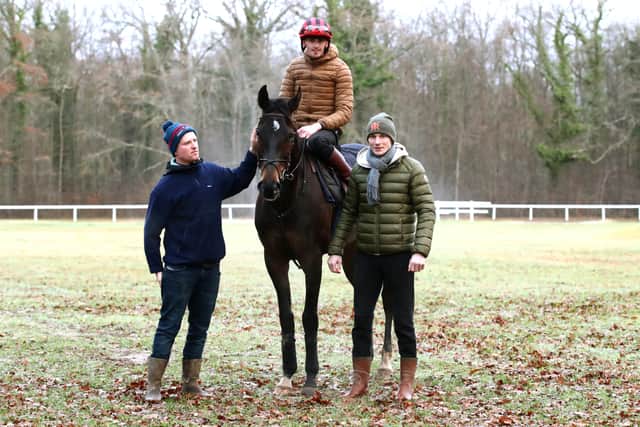 “I talk to dad every day and he gives me lots of advice. He worked for Francois Doumen when The Fellow and horses like that were coming over, so he was saying how he thought we should approach coming over to the UK. I think we’re doing it at the right time for the horse.”