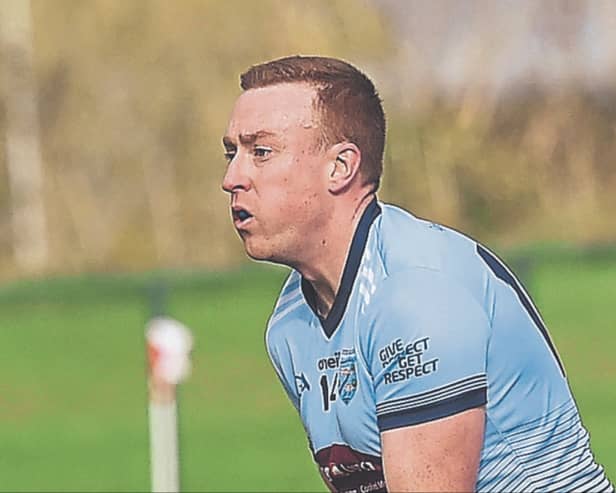 Brian Duffy of Glyde Rangers. Pic Arthur Kinahan