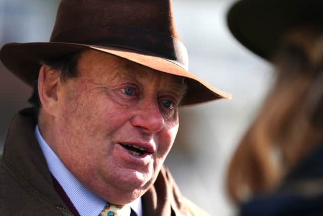Mister Coffey was last seen jumping with real gusto on the front-end at Aintree in April in the Grand National.