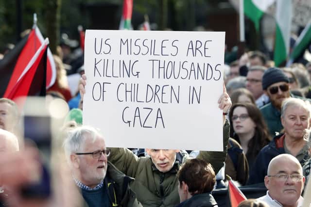 More pro-Palestinian demonstrations took place on the island of Ireland over the weekend.