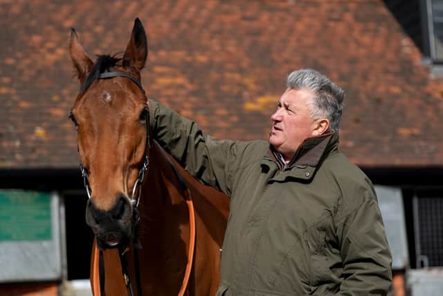 “He had not been anywhere before Saturday and if we were happy with him and the ground was OK – that is key, I don’t want to give him a hard race, a slog in really testing ground before the King George – but if we had a dry week up to it and the ground was good to soft, then it could be tempting.”