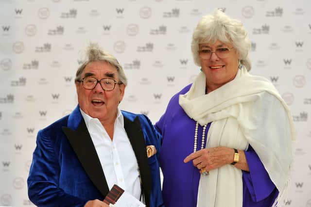 It was during the late 1950s, while working in the late-night revues at Danny La Rue’s club at Hanover Square, that she met her future husband, the then up-and-coming comedian Ronnie Corbett.