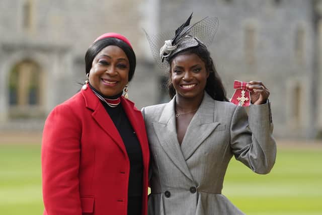 The Prince of Wales, who presented Aluko with her MBE at a ceremony at Windsor Castle, told her “this feels like this is overdue”, and she later said of that moment: “It was lovely and a really, really nice thing to say.”