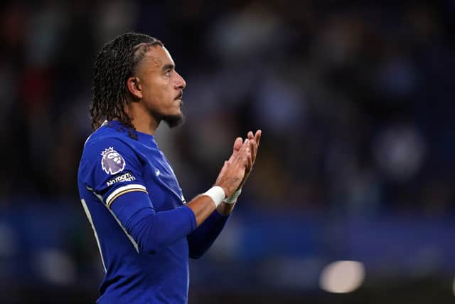 And Pochettino is happy with the new signing’s progress after he replaced Reece James in the XI after the Chelsea captain picked up a hamstring injury in August.
