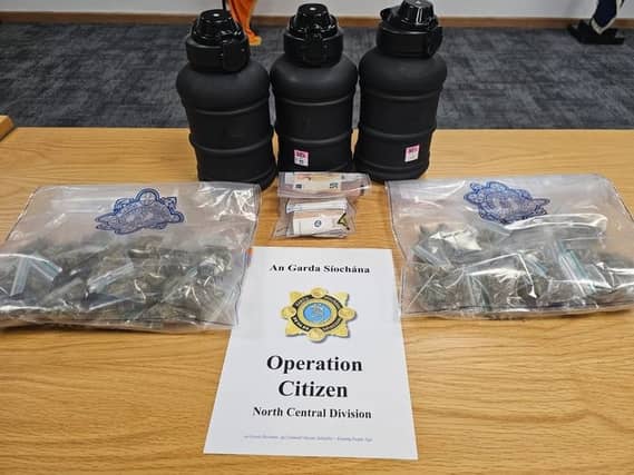 Motorist arrested following discovery of drugs hidden in water bottles