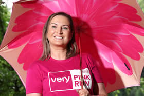 Breast Cancer Ireland Patient Supporter Lisa Convey from Mayo pictured at the launch of Breast Cancer Ireland’s Very Pink Run. Pic: Marc O'Sullivan