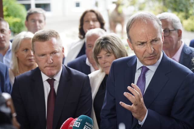 Mr Martin said his party has delivered progress in education and access to health services, and added that housing also remains a “key priority for this Government”.