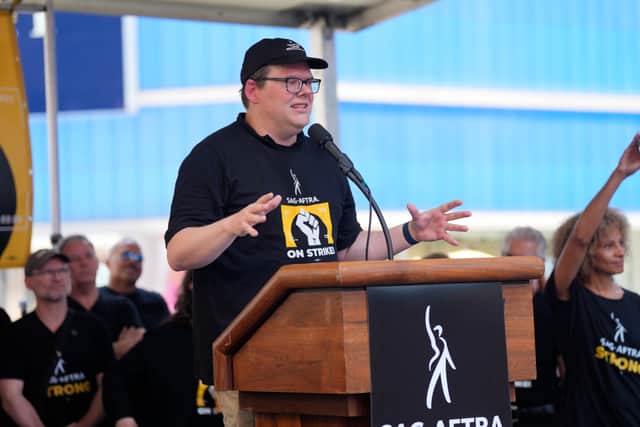 Its members joined their colleagues from the Writers Guild of America (WGA), who walked out on May 2, and recently marked 100 days of strikes.