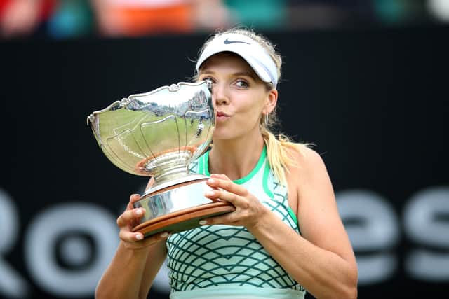 Negative headlines around the absence of British women at the French Open have been mitigated to an extent by success on the grass, with Katie Boulter winning the WTA title in Nottingham to return to the top 100.