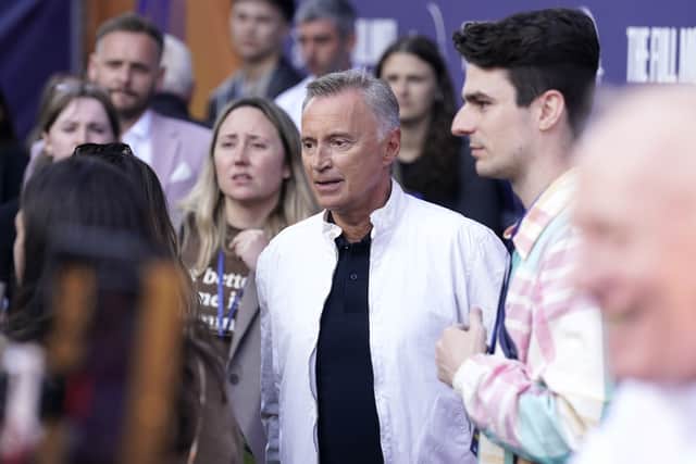 It comes as Carlyle reprises his famous role of Gaz from the 1997 hit film The Full Monty, which followed six unemployed South Yorkshire steel workers who turn to stripping to make ends meet.