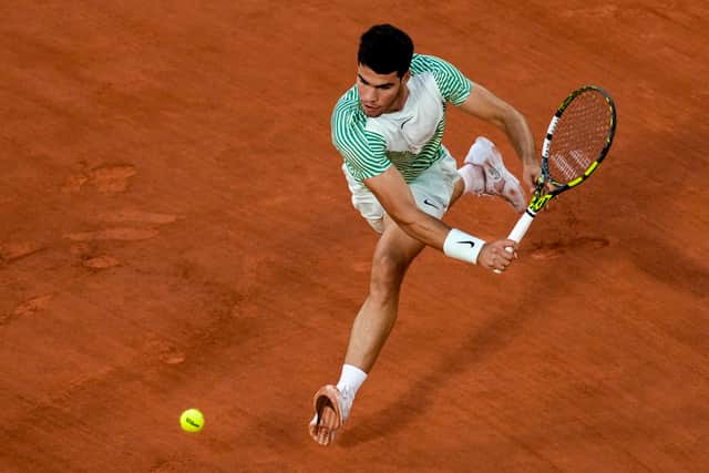 Alcaraz was a break down in the second set but won five games in a row, and said afterwards: “I felt great, I think I played a great level the whole match.”