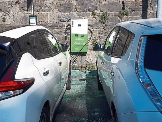 Electric car charge points