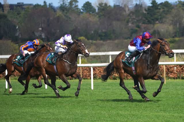 Jessica Harrington’s Bold Discovery is another who heads to post for the Listed contest, stepping up to a mile having finished second to Ballydoyle’s Hans Andersen at Leopardstown on reappearance.
