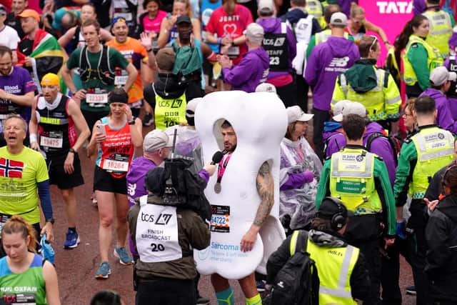 Quickenden said he felt “emotional” at the finish line after only ever running 11 miles beforehand, but he knew Oliver would have been “proud”.