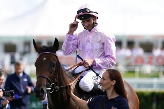 “She’s been very straightforward to train, she’s a lovely little filly who enjoys her job and seems to have strengthened up over the winter. She looks great and is in a good position to take her place in the Guineas.
