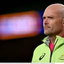South Africa head coach Jacques Nienaber. Photo by Ramsey Cardy/Sportsfile