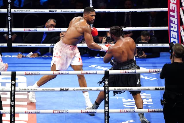 Joshua went into the clash having lost three of his last five bouts, which included consecutive defeats to Oleksandr Usyk.