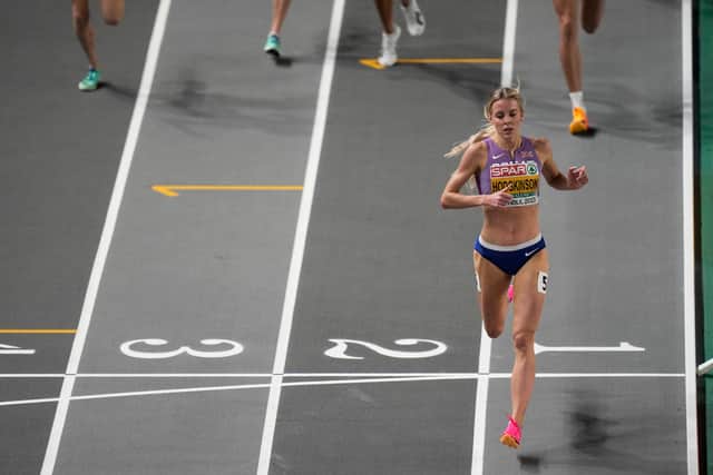 Hodgkinson, who celebrated her 21st birthday on Friday, was runner-up at the World Championships in Eugene last year and also won Olympic silver in Tokyo as well as the 2022 European outdoor title.