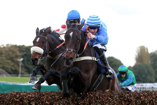 “I’ve put cheekpieces on him as I do think he’s holding a little bit back and his form can be a little inconsistent.”