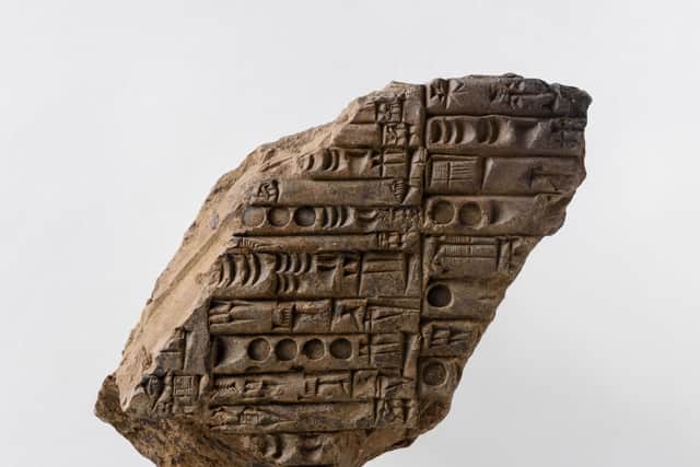 The first mudbrick walls of the palace were identified last autumn and more than 200 cuneiform tablets, administrative records of the city, were rescued from 19th-century spoil heaps and taken to the Iraq Museum in Baghdad.