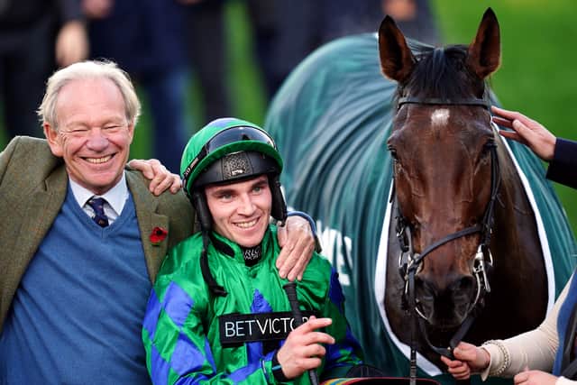 “That might just come a little bit too soon, so we’ll have a look at Cheltenham as well. He’s got options in the Ryanair, the Gold Cup and maybe a handicap, but he would be carrying a fair bit of weight in the Ultima.