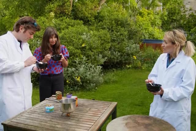 In the episode, broadcast on Friday, she visited microbiologist Dr Patrick Hickey at his mother Frances’ house in Edinburgh.