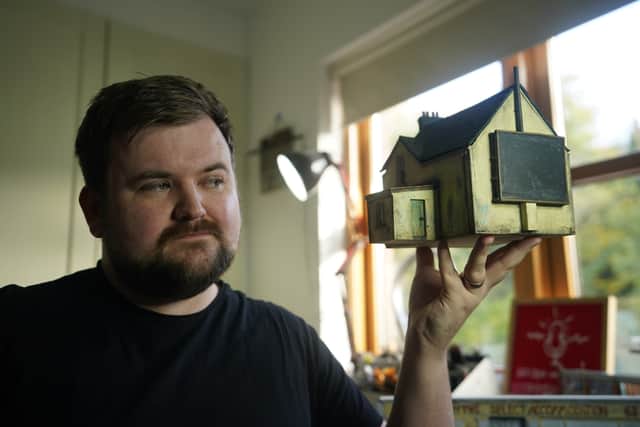“I thought it would be a lovely gift for him to build the family home, so I made a perfect model of it and then I gave it to him on Christmas Day a number of years ago,” Mr Wheeler said.