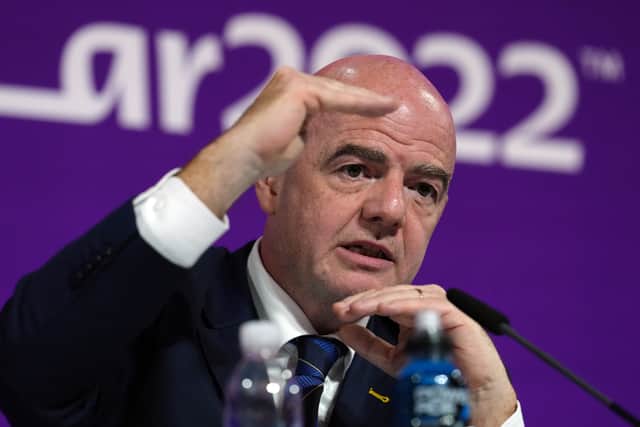 Qatar was controversially awarded the World Cup in 2010 and Infantino says the 22nd staging was the best yet – just as he said in Russia four and a half years ago.