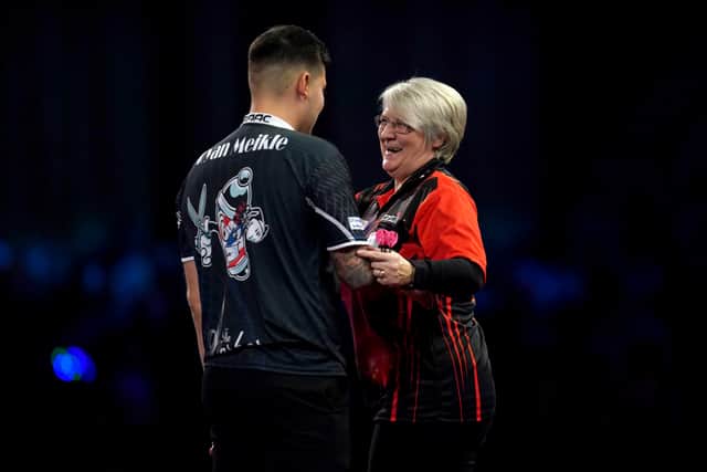 “That was a real battle, Christian played really well and it could’ve gone either way,” Whitlock said on pdc.tv. “I think I stayed calm, used my experience and just got lucky really.”