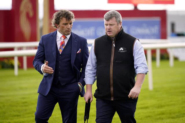 “He’s a nice horse and a big raw individual so we won’t be running him too many times.