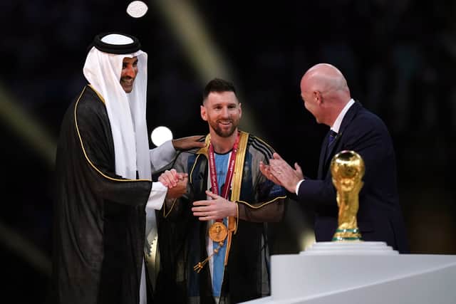 Some viewers and broadcasters, unfamiliar with the garment and its significance, were left baffled but an academic explained that it was Qatar’s way of honouring Messi.