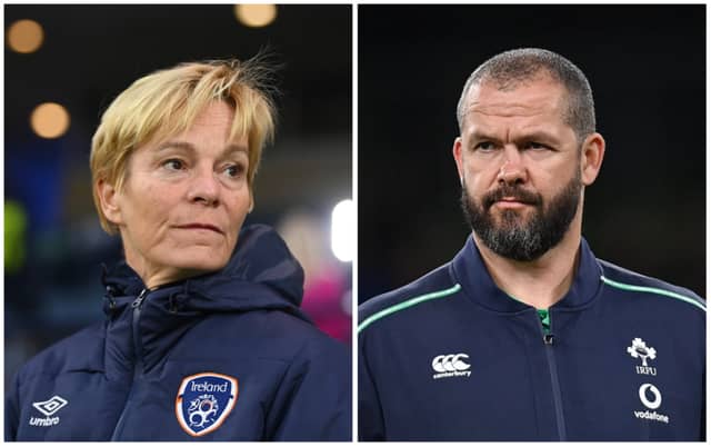Republic of Ireland WNT manager Vera Pauw and Ireland rugby head coach Andy Farrell are among the nominees. PIC: Sportsfile