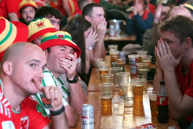 “My husband is happy because he is now able to show his face at work tomorrow, but he does feel sad for Wales as he would like to have seen them through.”