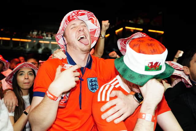 Elsewhere, supporters loudly chanted “it’s coming home” at the O’Neills pub in London’s Chinatown, while those in Qatar praised the “brilliant result”.