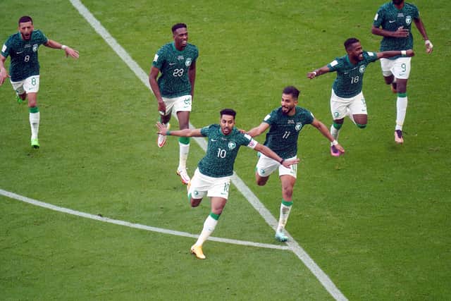 Saudi stars stun Argentina